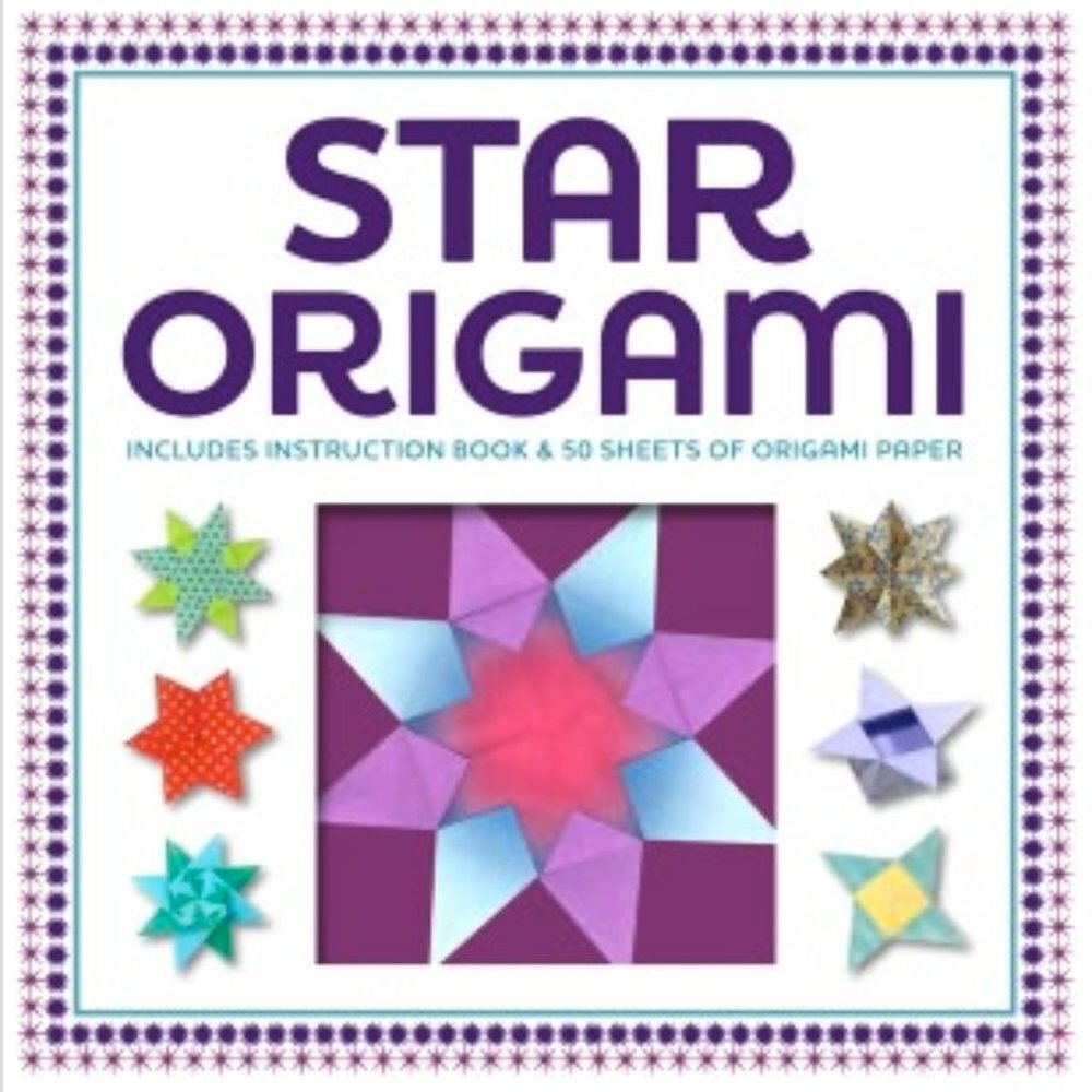 NWT Star Origami Kit including 50 Sheets of Origami Paper